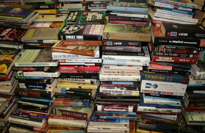 stack of books